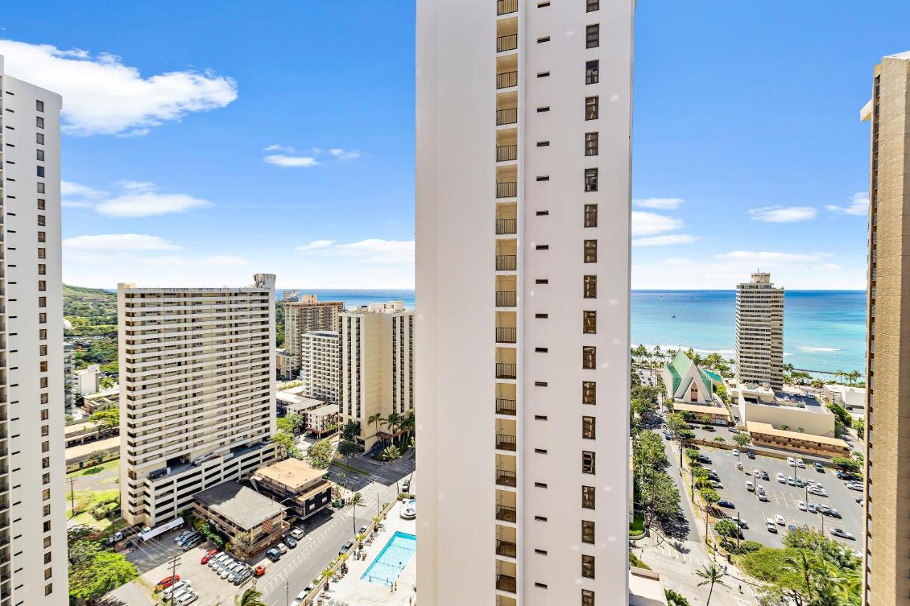 1Br With Great Ocean Views, 1 Block To Waikiki Beach Honolulu Exterior foto